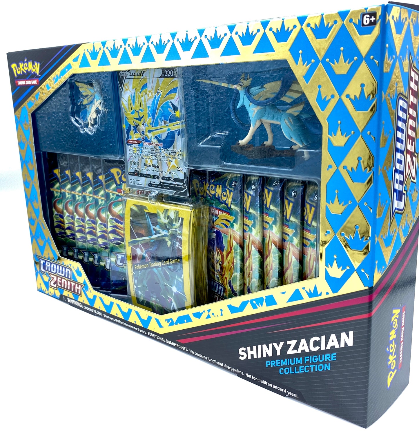 Pokémon Crown Zenith Premium Figure Collection Shiny Zacian-V EN