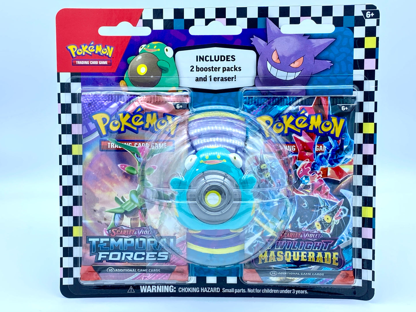 Pokémon 2024 Radiergummi 2-Pack Blister Bellibolt EN