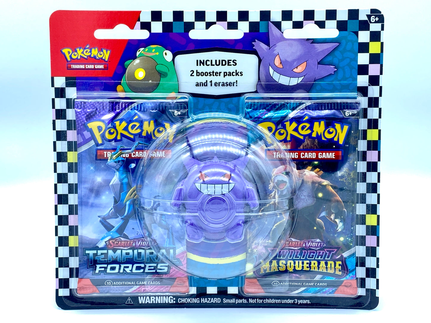 Pokémon 2024 Radiergummi 2-Pack Blister Gengar EN