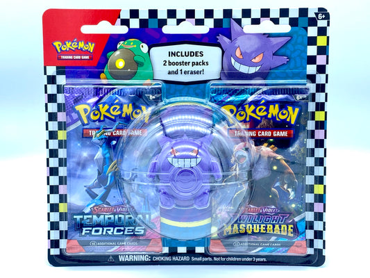 Pokémon 2024 Eraser 2-Pack Blister Gengar EN