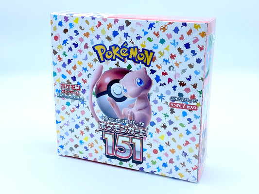 Pokémon Card 151 Booster Box JP Shrink Sealed