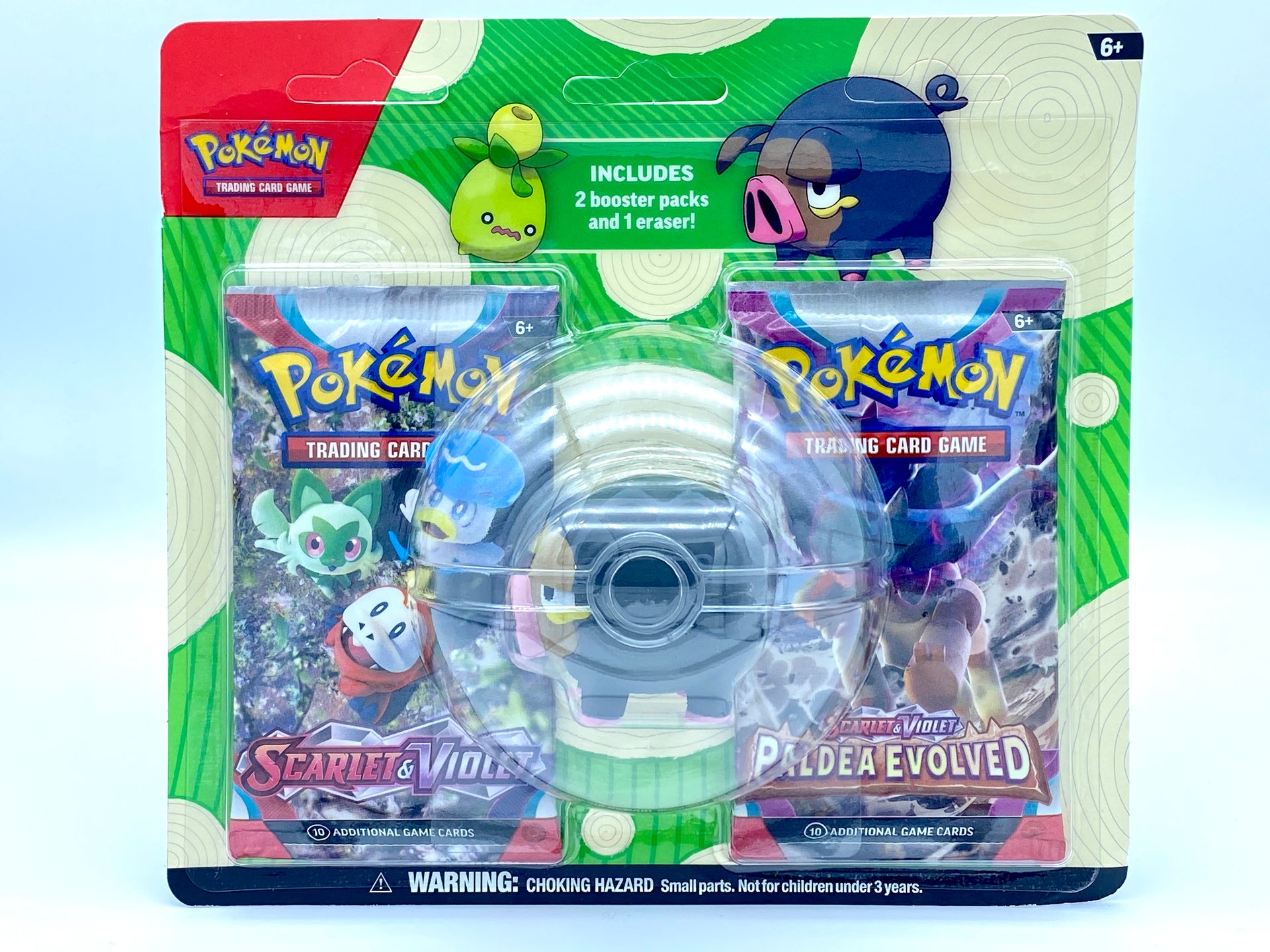 pokemon 2 booster packs and 1 eraser Smoliv Back to School Blister Pack Opening 1 of 2 favorite Pokmon erasers featuring Gengar or Bellibolt Pokmon TCG: Back to School